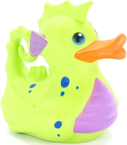 Wild Republic Pato de goma, caballito de mar, regalo para niños, gran regalo para niños y adultos, 4 pulgadas