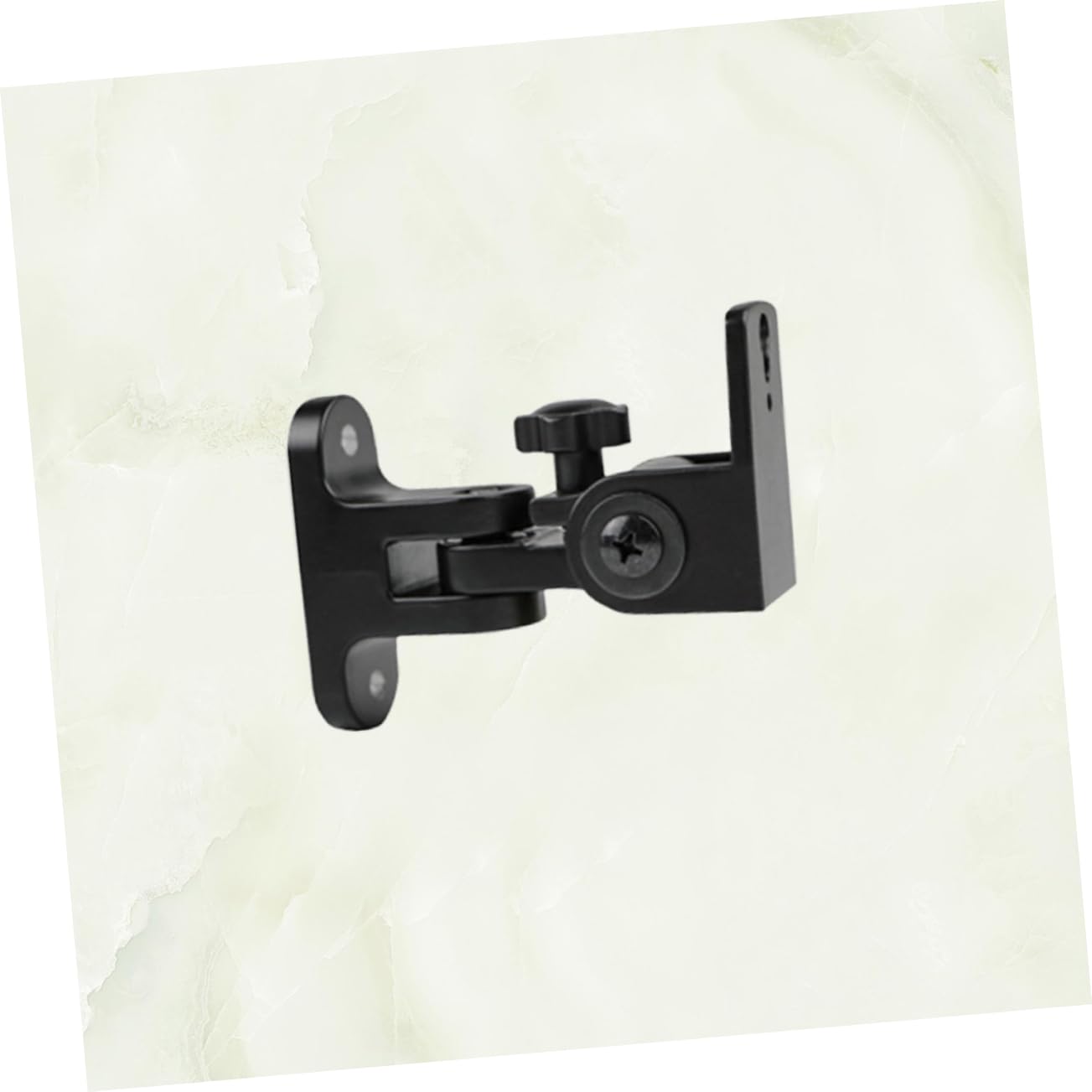 SHINEOFI Support de Haut-Parleur Mural Satellite en Alliage Zinc Noir