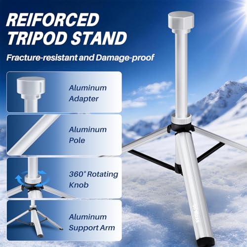 Image of for Starlink Mini Tripod Mount, All Aluminum Starlink Mini Mount