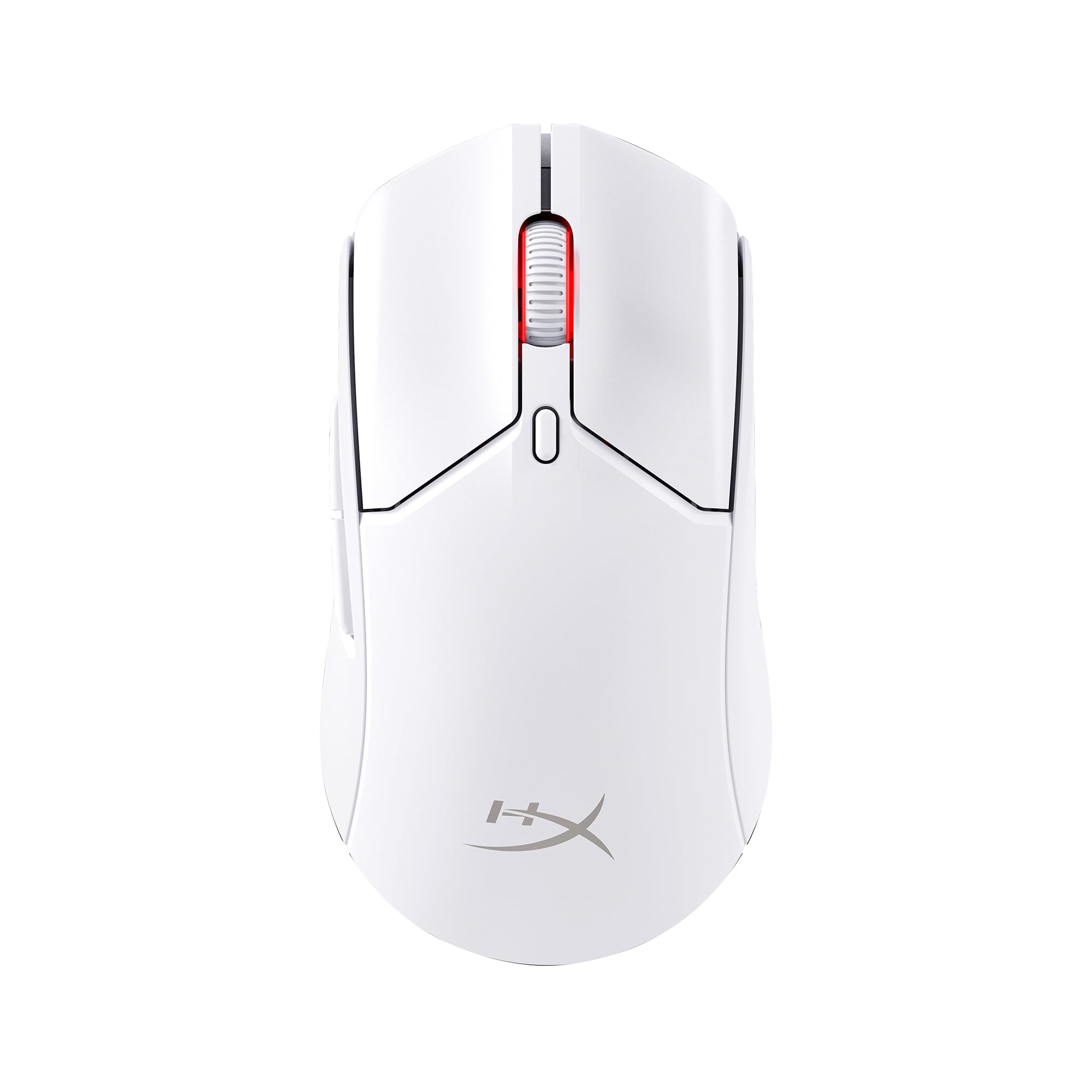 HyperX Pulsefire Haste 2 Wireless Gaming Mouse Ultra Lightweight, 61g, 100 Hour Battery Life, 2.4Ghz Wireless, Up to 26000 DPI - White (6N0A9AA)