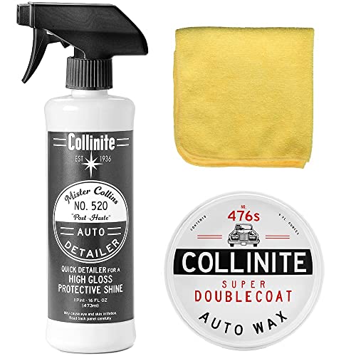 Collinite 520 Quick Detailer and 476S Super Double Coat Auto Wax Combo miniatura 1