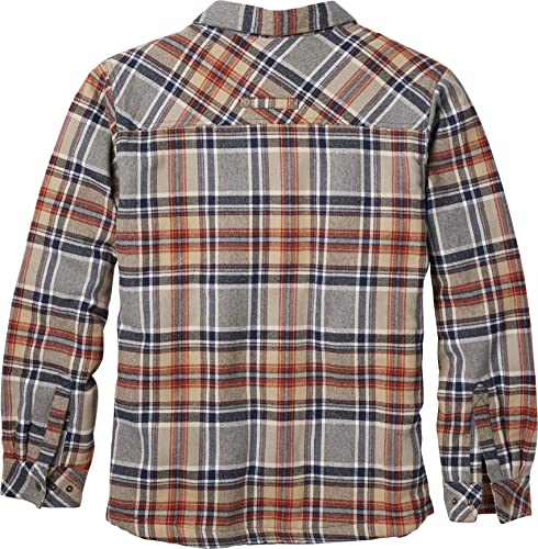 Legendary Whitetails Men's Deer Camp Berber Lined Flannel Shirt Jacket2