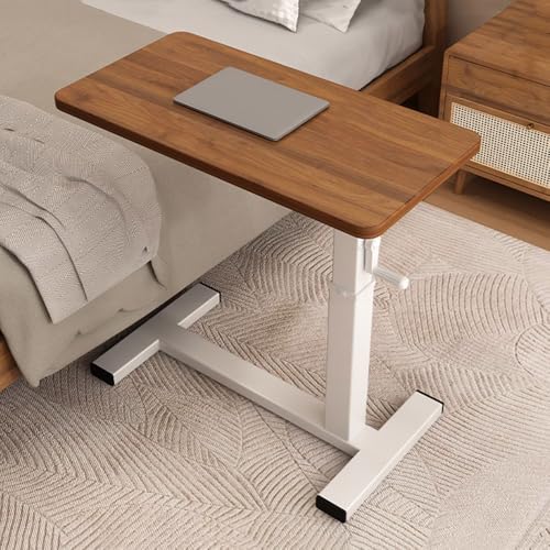 GSKDZG p\RfXN ߉\ TChe[u LX^[t xbhe[u ړ ItBXfXN p ~e[u(Walnut Color+White Frame,80x40cm)