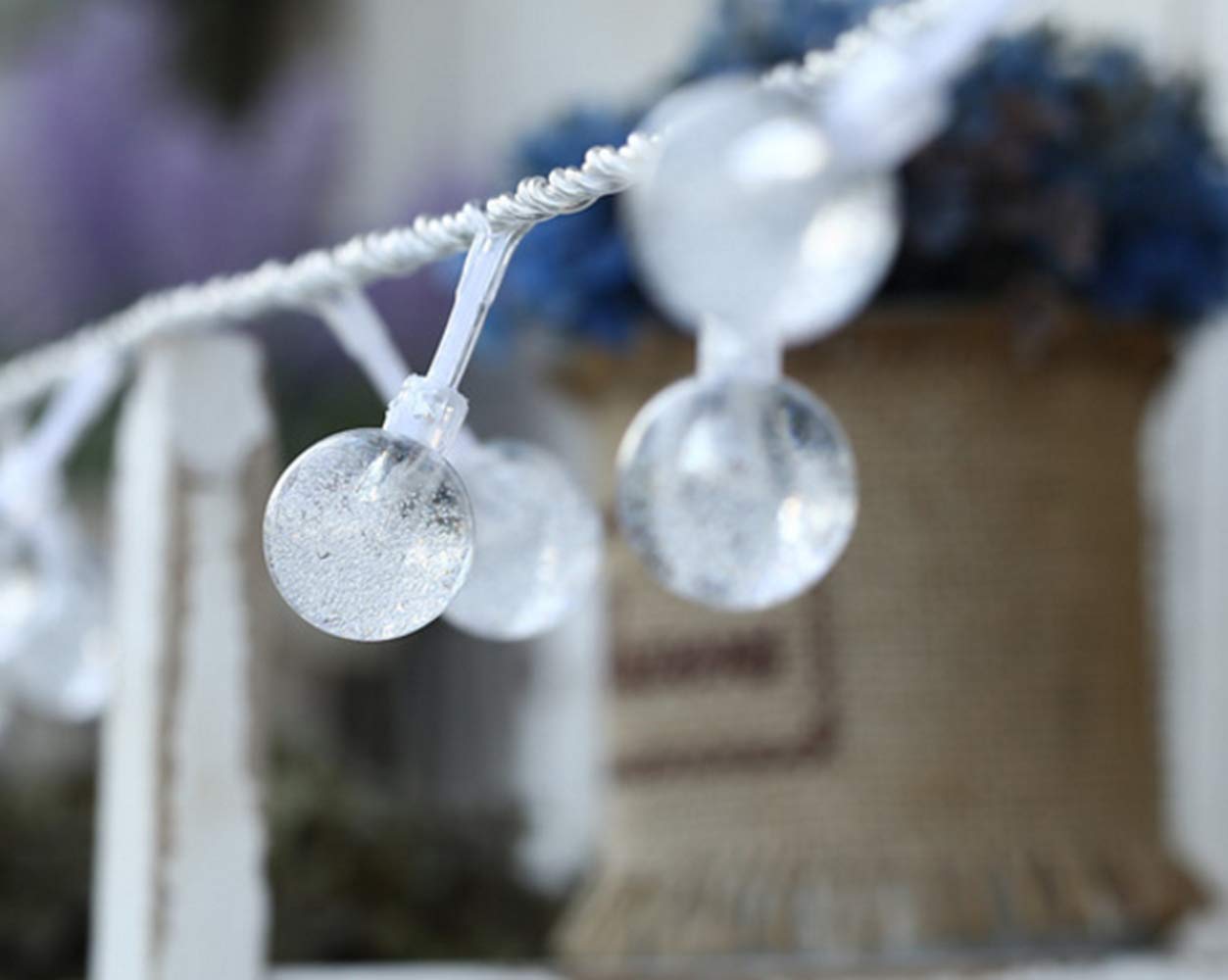 LED Extérieur Fil De Cuivre Lumières Jardin Fée Chaîne Lumières Pour Noël Rue Patio Arbre Fête Salle De Mariage Décoration De La Maison