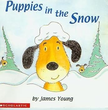 Paperback Puppies in the snow Book