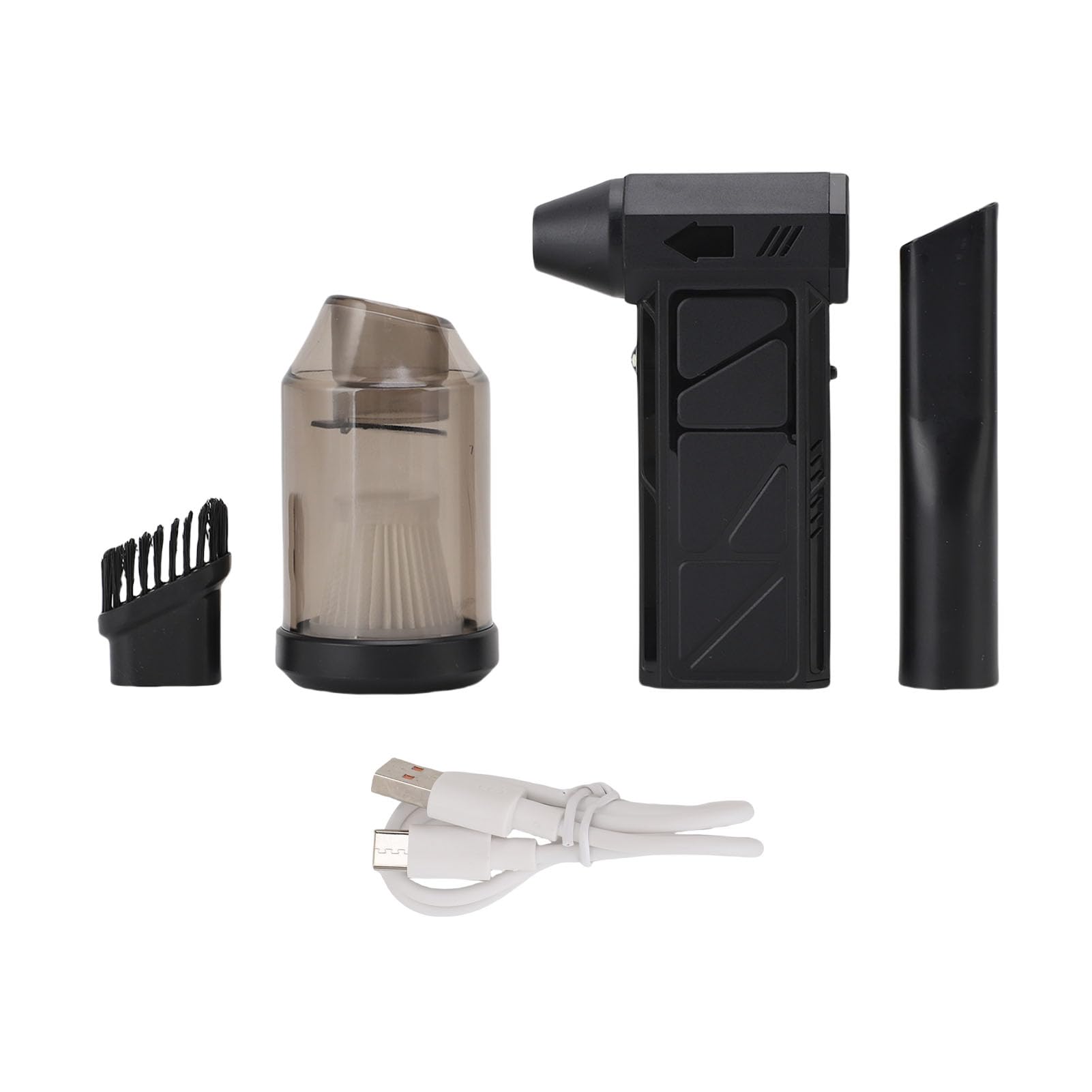 Jiawu Dépoussiéreur électrique 100000 Tr/min, Souffleur de Poussière Rechargeable à Ultra Haute Vitesse pour le Nettoyage de L'intérieur de la Voiture, 1 unité