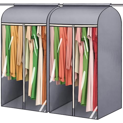 Housses vêtements suspendues 45 po fermeture complète fenêtre PVC 3 glissières