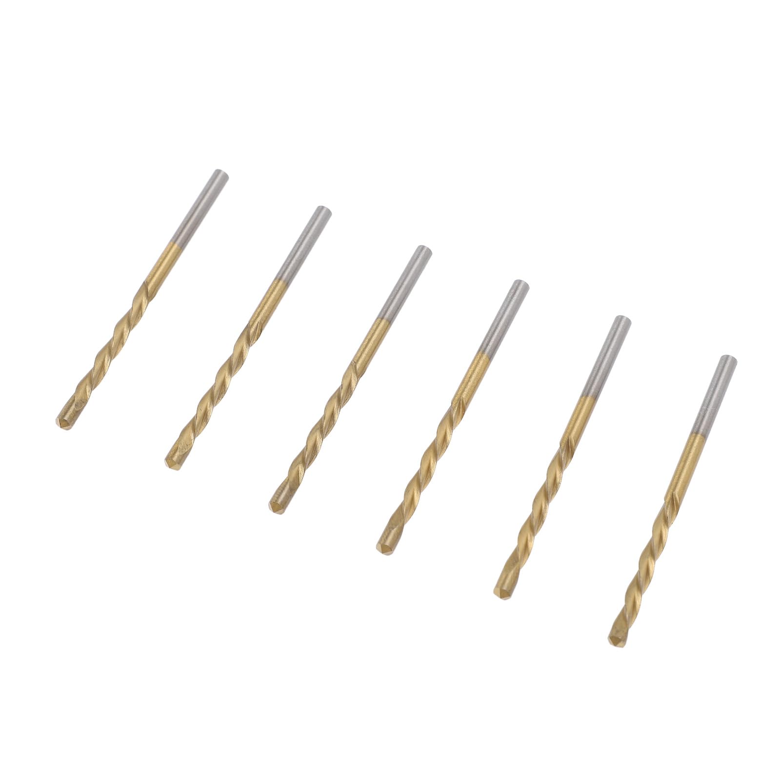 Forets hélicoïdaux M2 en acier rapide Walmeck de 1/8 pouce pour bois et plastique x50