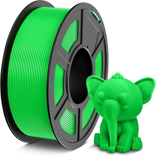 Image of TECBEARS PETG Filament 1.75mm 1KG, 3D Printer Filament PETG, Strong Toughness, 1KG(330M) Filament High Precision, Dimensional Accuracy ±0.02mm,Green