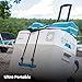 GOSUN Chill Solar Cooler & Solar Panel 30+ | Iceless Solar Powered Cooler With Wheels - 12 Volt Refrigerator Ice Chest With Portable Battery | 12v Beach Cooler & Solar Camping Equipment & Solar Panels