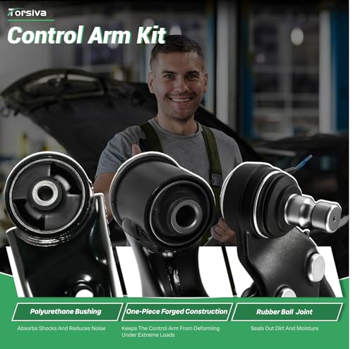 Torsiva 4pc Front Lower Control Arm Ball Joint Sway Bar End Links Compatible with Hyundai Azera Sonata 2012 2013 2014, Fit for Kia Cadenza Optima 2012 2013 2014 2015 2016#OE K622825 K622826 K750658 by Torsiva - Used condition - Image 4