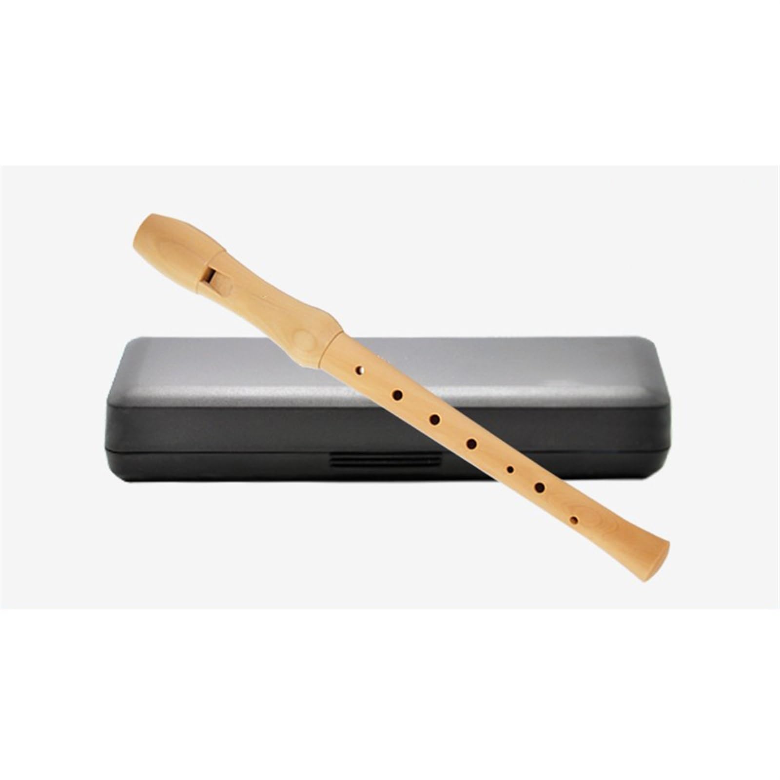 Schüler, die Anfänger sind, lernen C-Tune. Unterrichten Sie die Klasse, um Acht-Loch-Holzflöte mit hohem C-Tune zu spielen Tenorflöte
