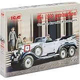 ICM 1/35 ドイツ軍 G4高官用乗用車 1939年 withフィギュア プラモデル 35531