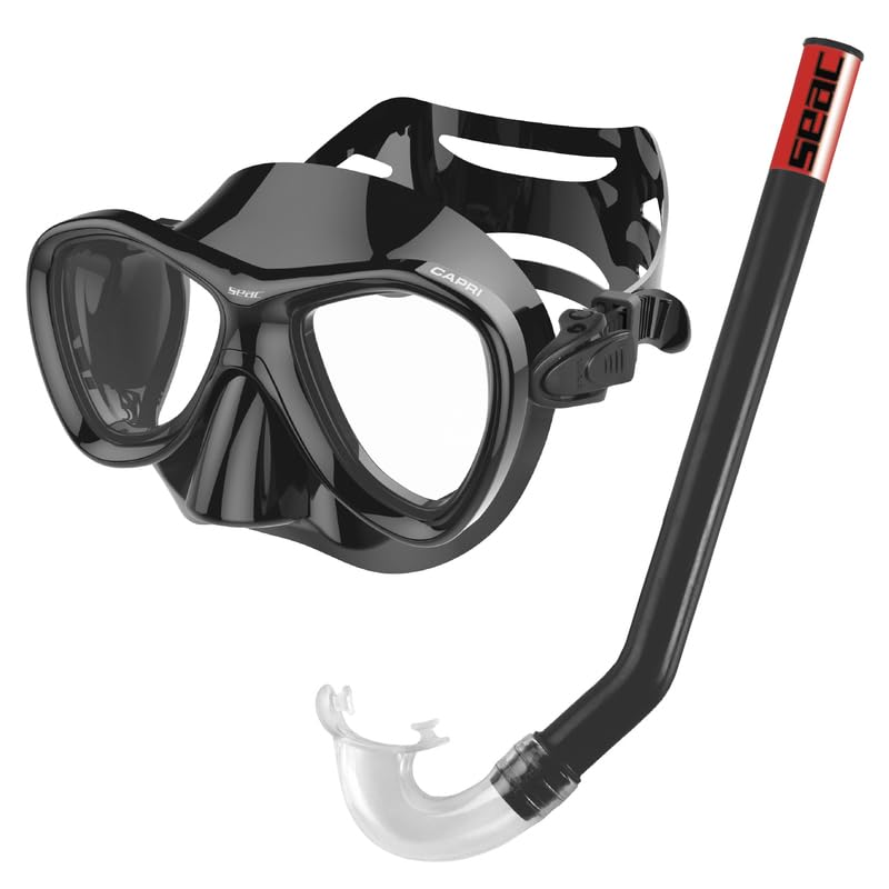 Seac Capri Siltra - Set máscara y Tubo, Unisex