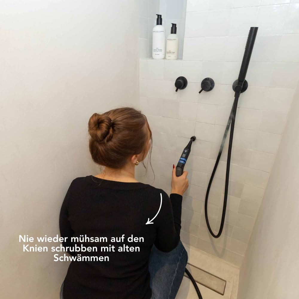 TS2 Dampfreiniger 1800W - 4 Bar Dampfdruck - 1,6L Tank - 26 Zubehörteile für 100+ Oberflächen – 50 Min Dampfleistung