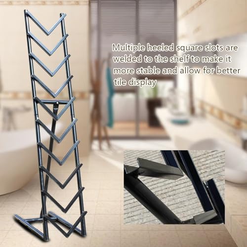 Support de stockage d'échantillons de carrelage stable et compact