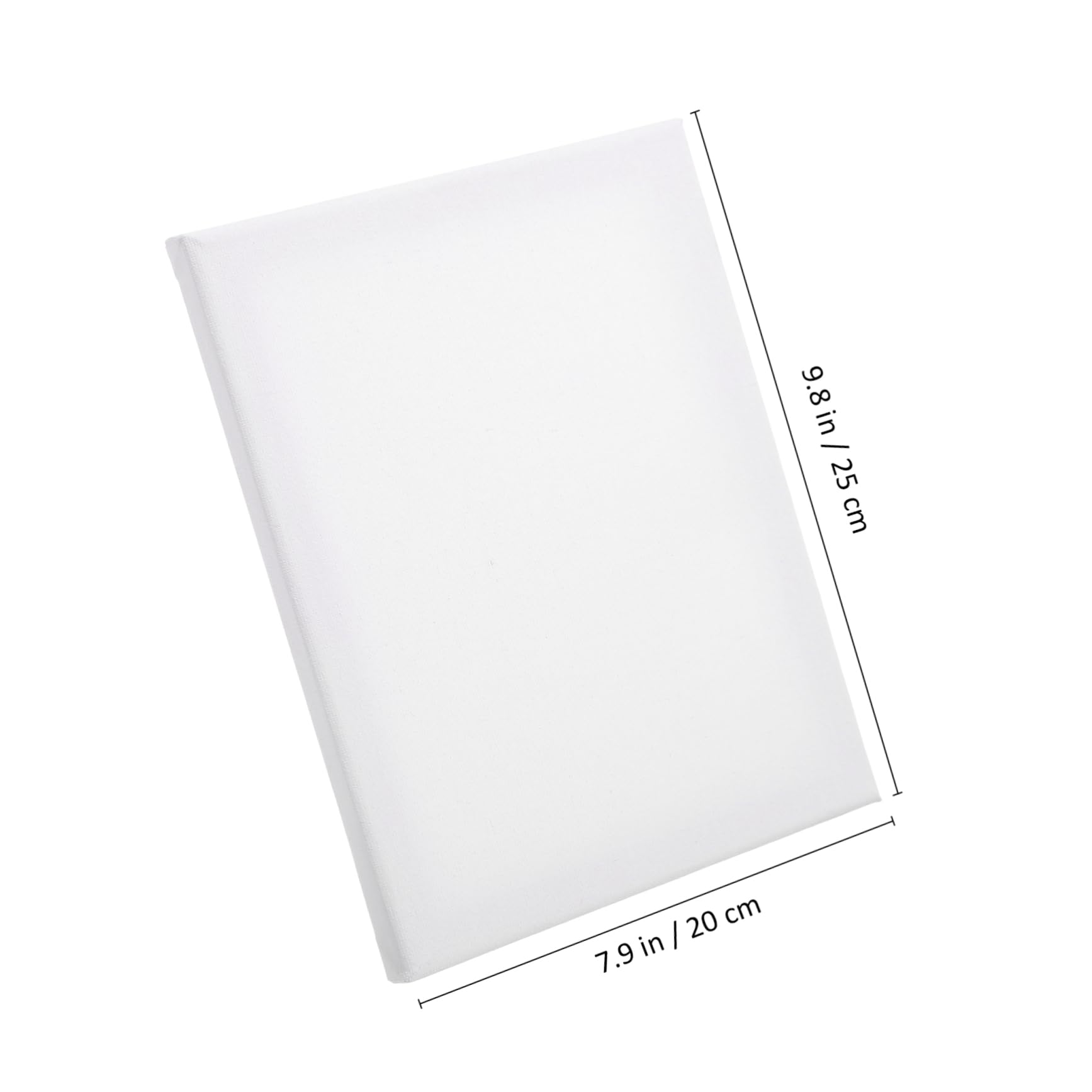 Panneaux de Toile Vierges pour Peinture, 6 Pièces, Bois Blanc
