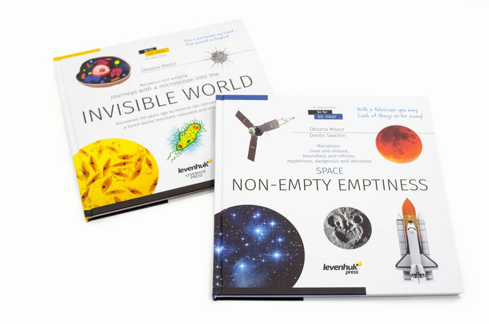 Space. Microworld. Knowledge Book (2-Volume Edition) for Children and Students, Hardcover