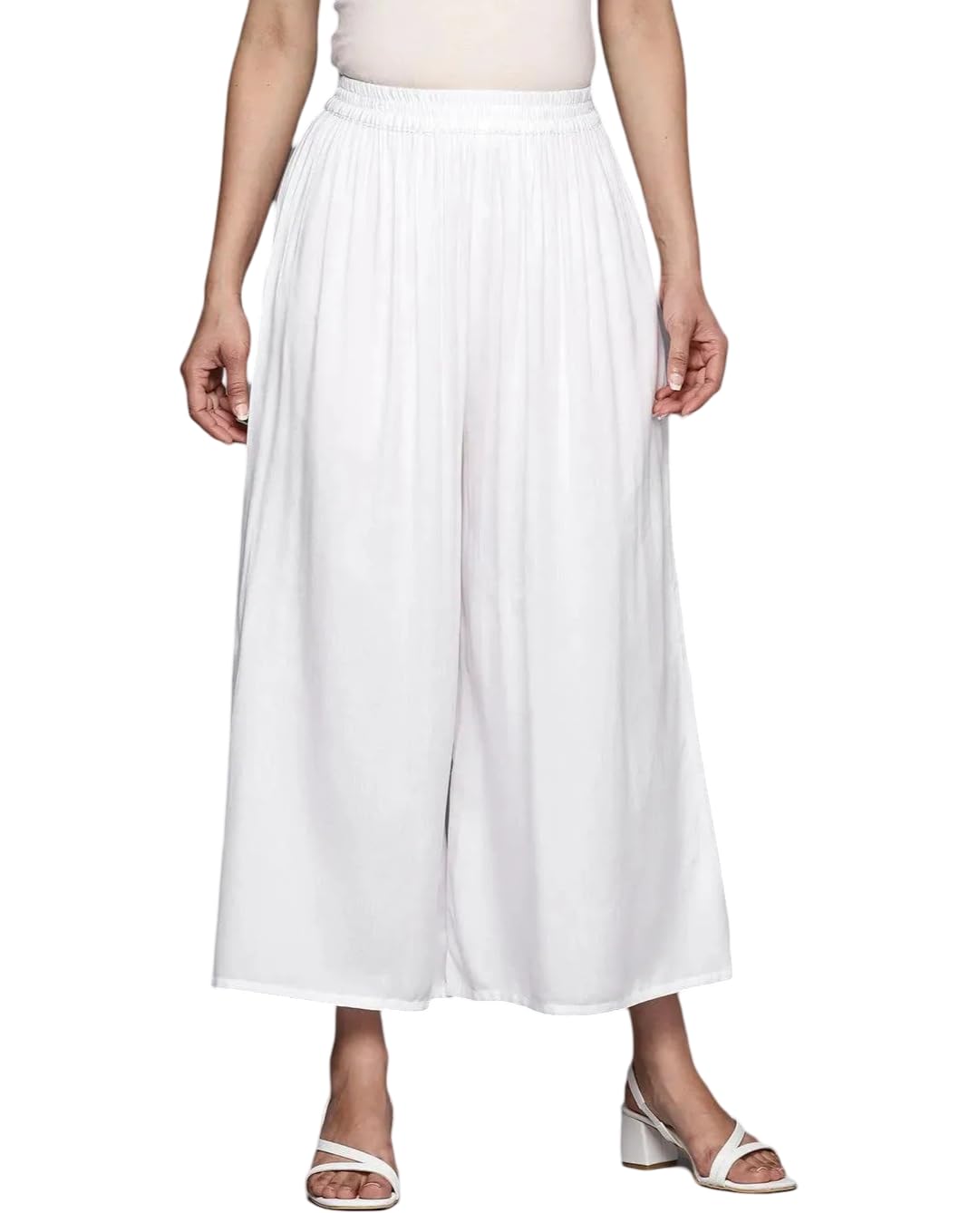 divyanshi Women Palazzo | Loose Fit, Soft Rayon Pants Plazo | Lightweight, Breathable and Skin-Friendly Rayon with Cotton Inner Lining-picture-43