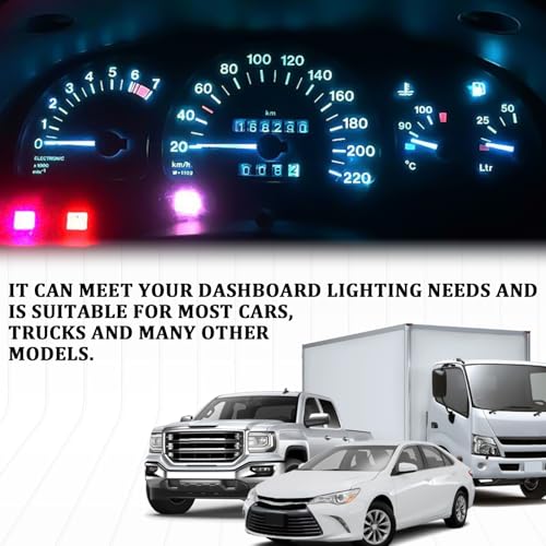 10 Bombillas LED T4.2 para Interior de Auto, Luz Blanca miniatura 5