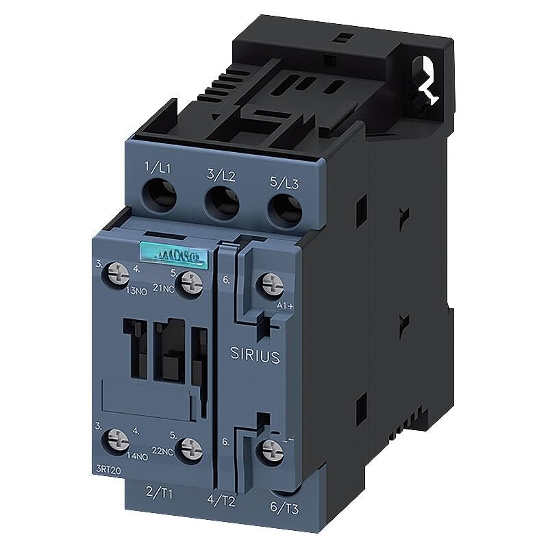 Contacteur de puissance 25A 3RT20261BB40 tripolaire 11kW bobine 24V CC taille S0