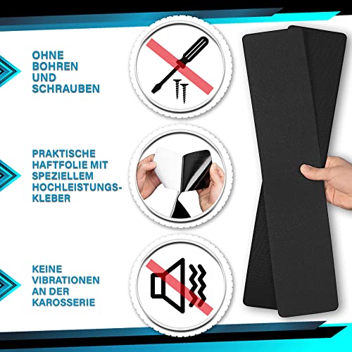 Soporte de matrícula de velcro anticaída y antivibración para automóviles 3