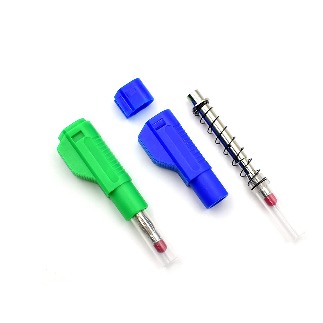 5Colors Retractable Sheath 4mm Banana Plug Male Stackable Wire Solder DIY Connectors Adapter for Electrical Testing — Amazon image 2