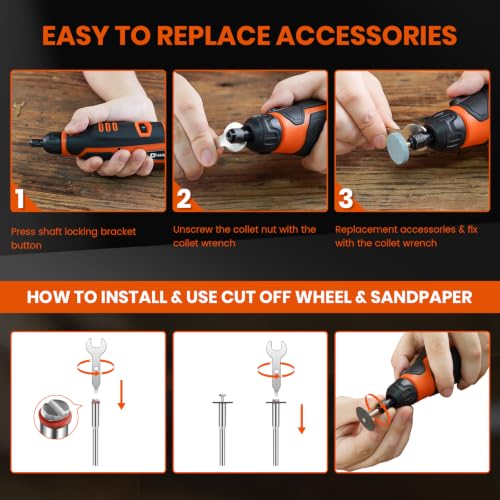 HARDELL 12V Cordless Rotary Tool Kit