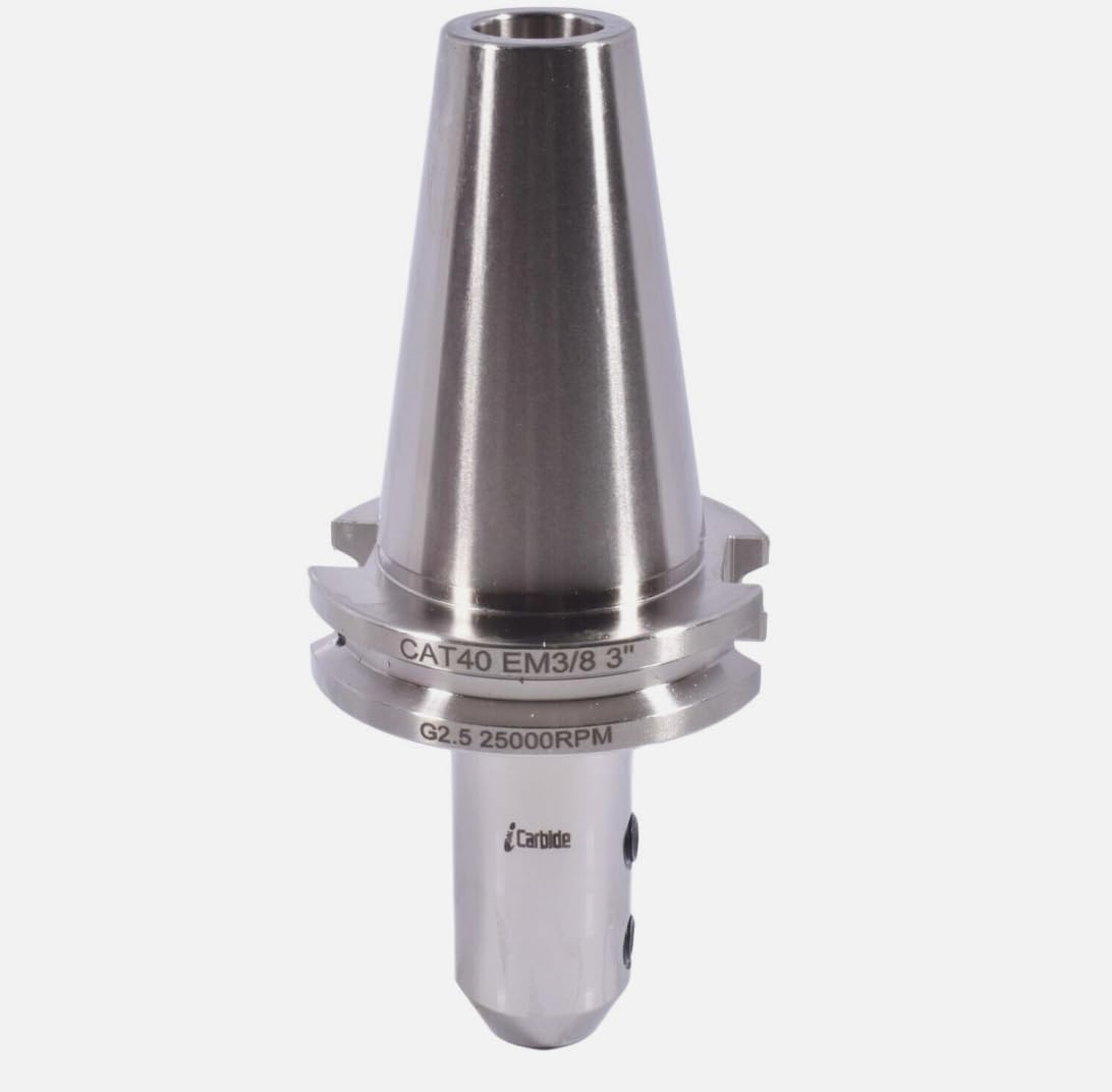 CAT40 EM3/8 Side Lock SLA 1.75''L Gage Length:3.0 Weldon Style End Mill Holder (USA)
