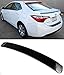 Cuztom Tuning JDM Sport Style Rear Roof Window Spoiler Visor Wing Fits for 2014-2019 Toyota Corolla Sedan