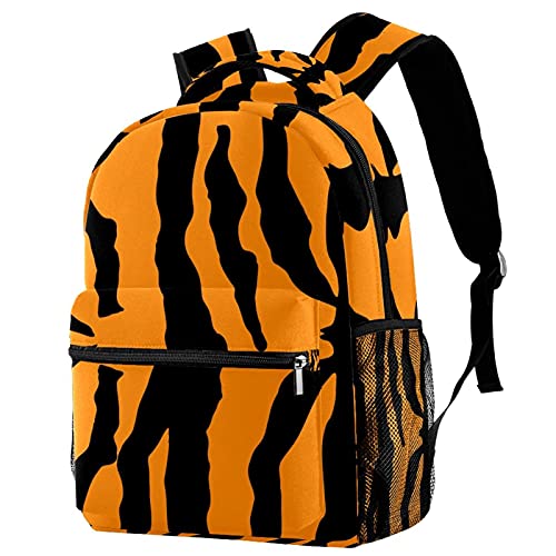 Sac à dos noir et blanc imprimé vache pour adolescent et étudiant