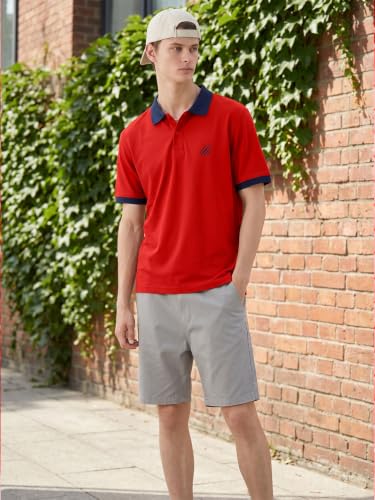 Image of LEOTUDE Men's Matty Regular Fit Half Sleeve Polo T-Shirt Combo (Pack of 3)