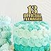 OFFICIAL TEENAGER 13 Birthday Cake Topper - Video Game Boy's 13th Birthday Gold Glitter Cake Supplies - Thirteen Years Old Birthday Party Decoration