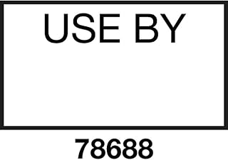 Monarch White Labels with Black Print 