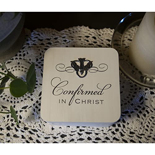 Cathedral Art Abbey & CA Gift Confirmation White Keepsake Box W/Magnetic Cover - Thumbnail 2