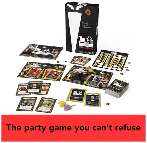 Spin Master Games The Godfather, Last Family Staand Board Italiaanse Film Fun Family Party Scary Movie Multiplayer Card, voor volwassenen en kinderen vanaf 14 jaar