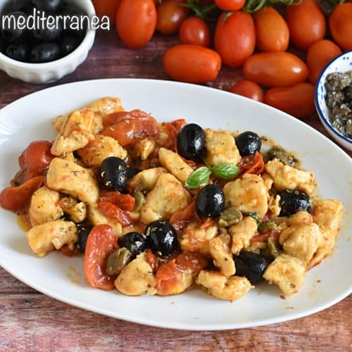 Bocconcini di pollo alla mediterranea