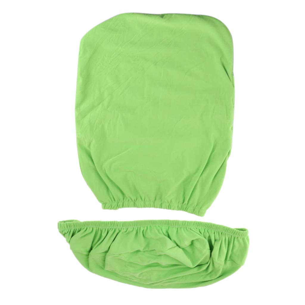 Funda elástica sólida para silla de oficina, color verde manzana