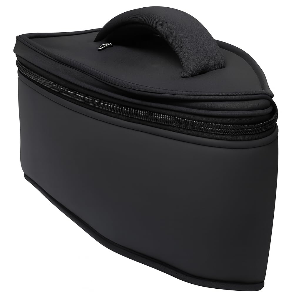 Portable Storage Case – Travel Iron Bag with Handle, Dustproof, Zipper Closure, Black Protective Cover - Black Iron Storage Tote - Bag with Handle-image-18