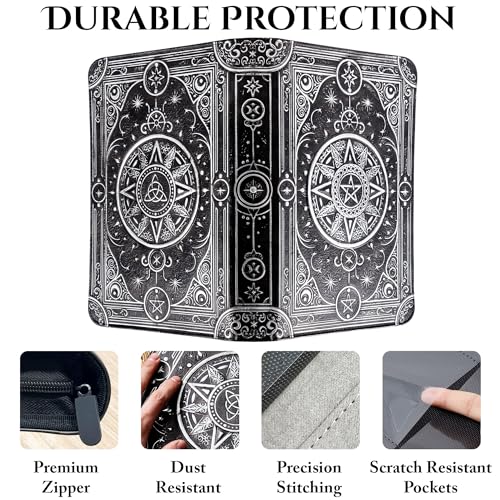 Image of Star Mage Trading Card Binder - 9 Pocket Ringless TCG Binder - Premium 3D PU-Leather - 432 Side-Loading Pockets - Perfect Storage Holder for MTG, and Many TCG & Trading Card Collections (No Jewel)