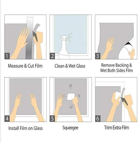 Miniatura 7 de Película de privacidad para ventana, esmerilada, con bloqueo UV, lindo gato, perro, película decorativa de vidrio, calcomanías de ventana para el