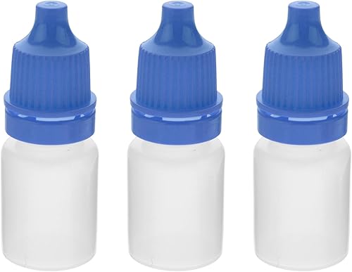 Miniatura 5 de Othmro 50 botellas de plástico de polietileno de 0.2 onzas, botellas de plástico de polietileno de 0.2 onzas, botellas de gotero de ojos de