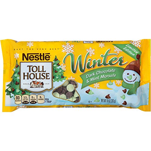 Nestle Winter Theme Limited Edition Dark Chocolate Chips and Mint, 10 ounces (Pack of 2)