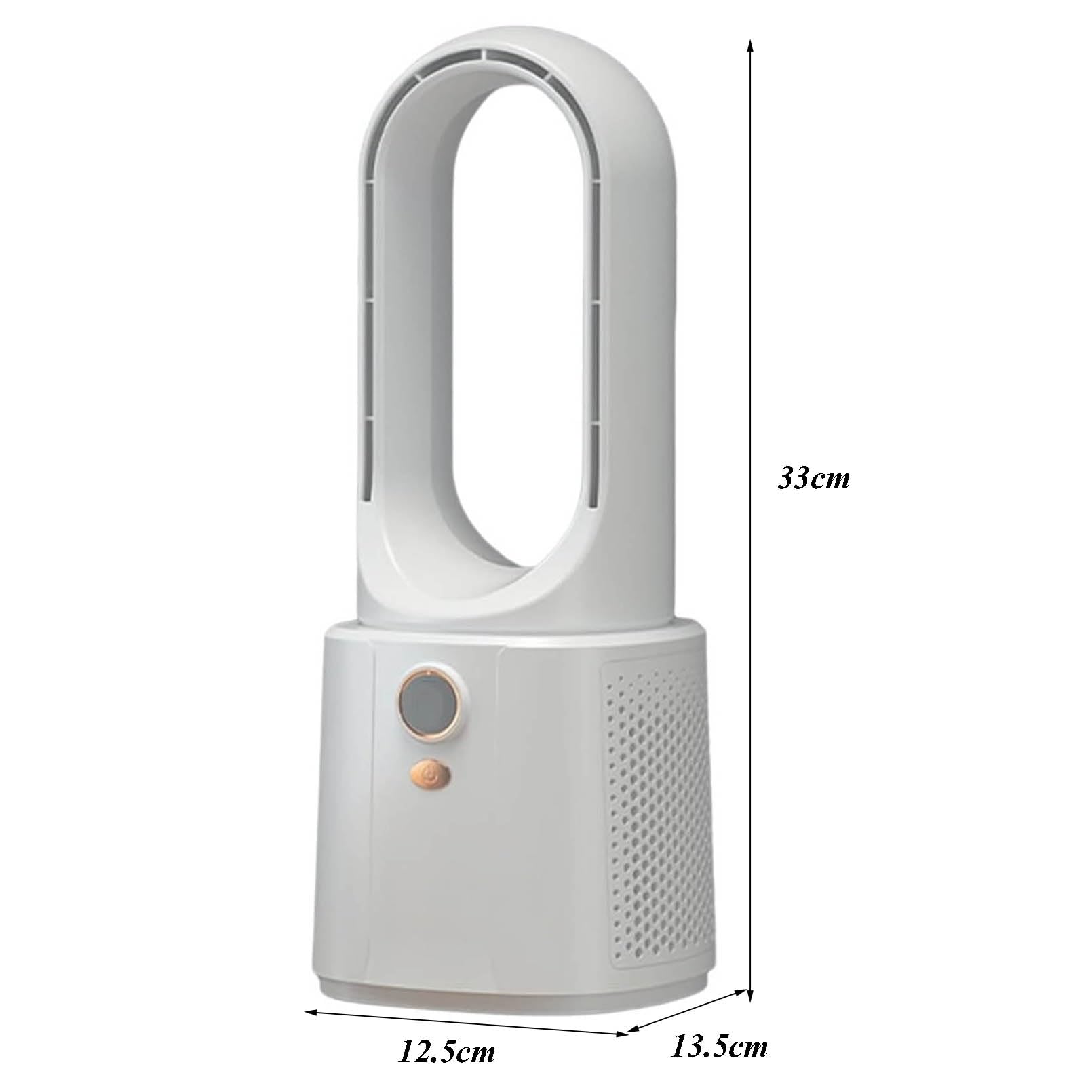 Condizionatore Portatile Ricaricabile Via USB Senza Ventola, raffreddatore evaporativo con 6 Livelli di velocità, autonomia da 1 a 3 Ore, Design Leggero in ABS
