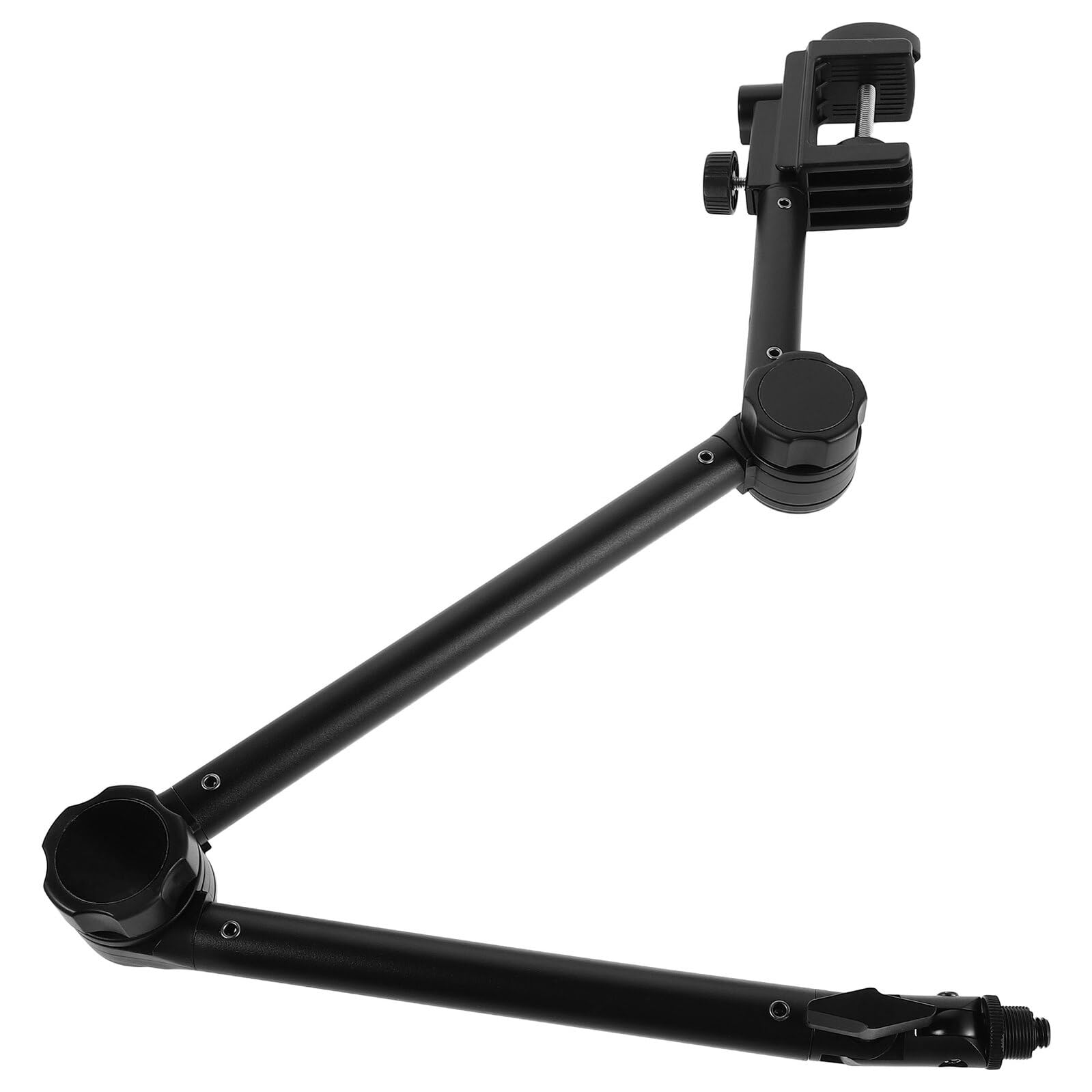 Soporte de Micrófono de Condensador con Brazo Flexible de 360 Grados, Material Metal y Plástico, Clip Ajustable para Escritorio Adecuado para Grabación en Estudio Profesional