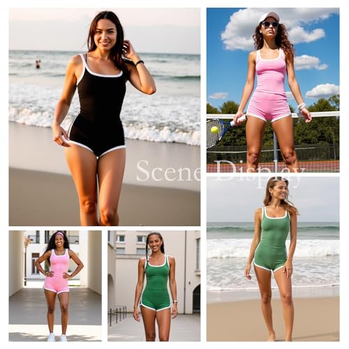 Conjunto feminino de 2 peças, regata sem costura e short de motociclista de alta espera, conjunto de