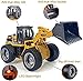 Octics RC Truck Alloy Shovel Loader Tractor 2.4G Radio Control 4 Wheel Remote Control Bulldozer 4WD Front Loader Construction Vehicle Electronic Toys Game Hobby Model with Light and Sounds