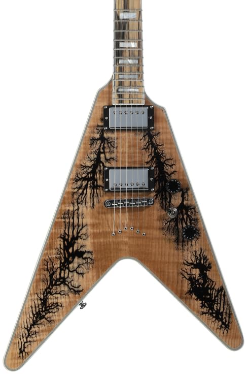 Amazon.co.jp: Schecter V-1 エレクトロレジンエレキギター-ブラック