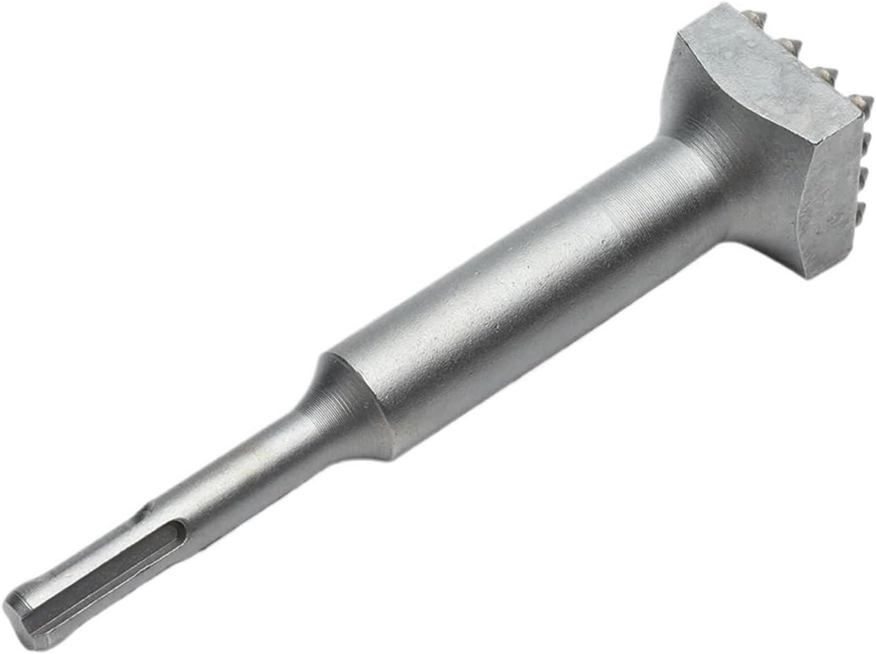 1Pc Bushing Tool Round HexagonTips Bushing Hammer Head Concrete Bushing Bit for Demoliton Hammer(SdsMax12T)
