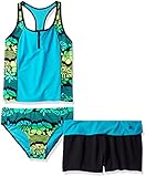ZeroXposur Plus Size Girls Mahalo Zipline 2pc Tankini W/Short